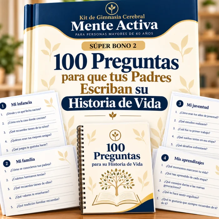 Libro “Historia de Vida”, 100 preguntas