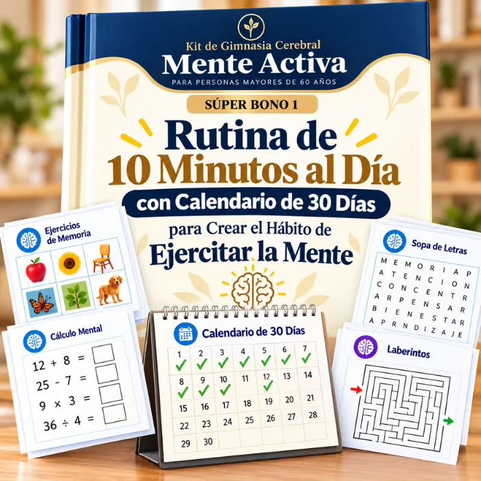 Rutina de 10 minutos al día con calendario de 30 días